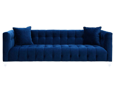 Appolonia Velvet Sofa - Navy