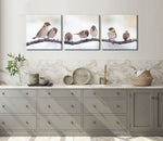 Pass it Along Wall Art - Light Brown - 60 X 20 - Set of 3