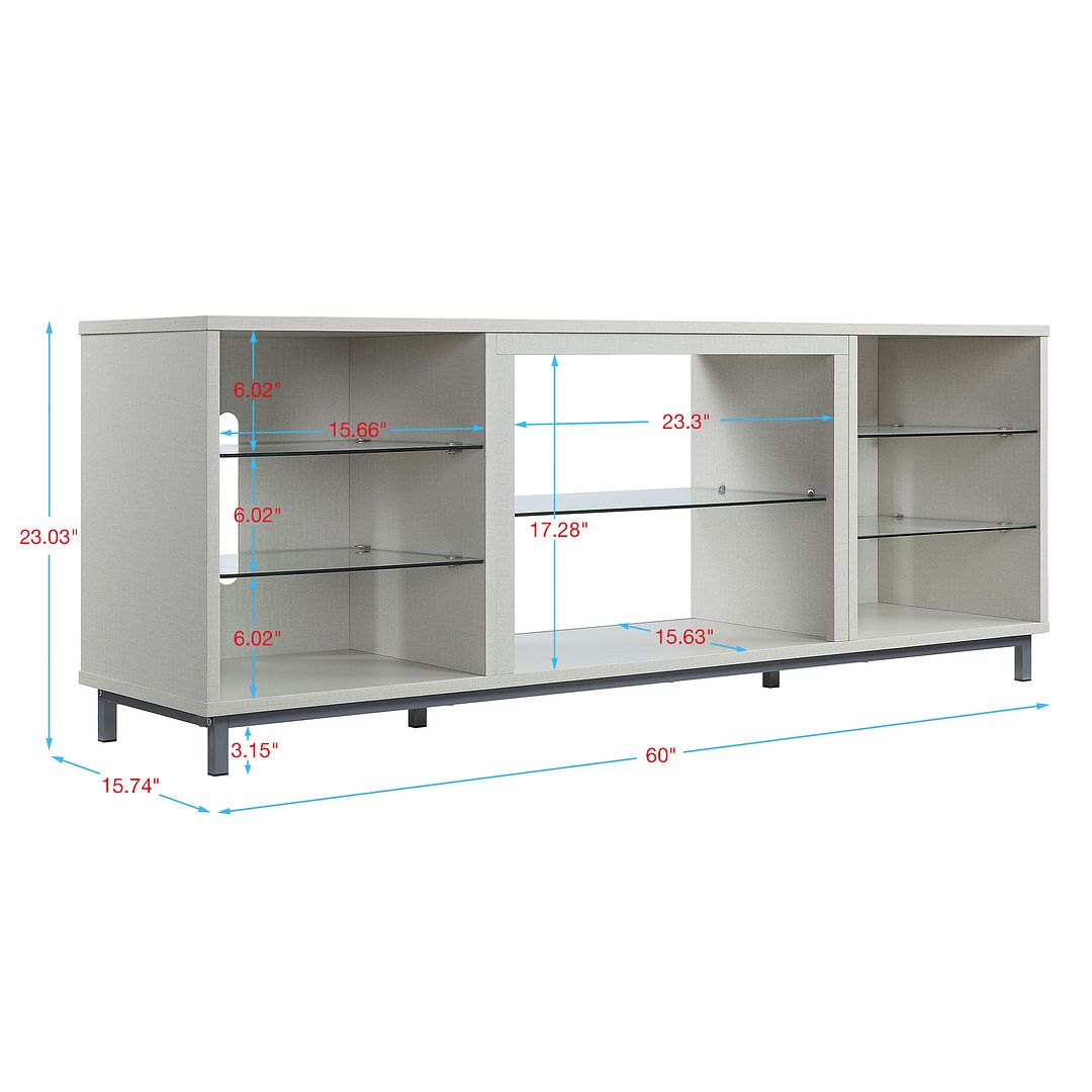 Sahl 60" TV Stand - Beige