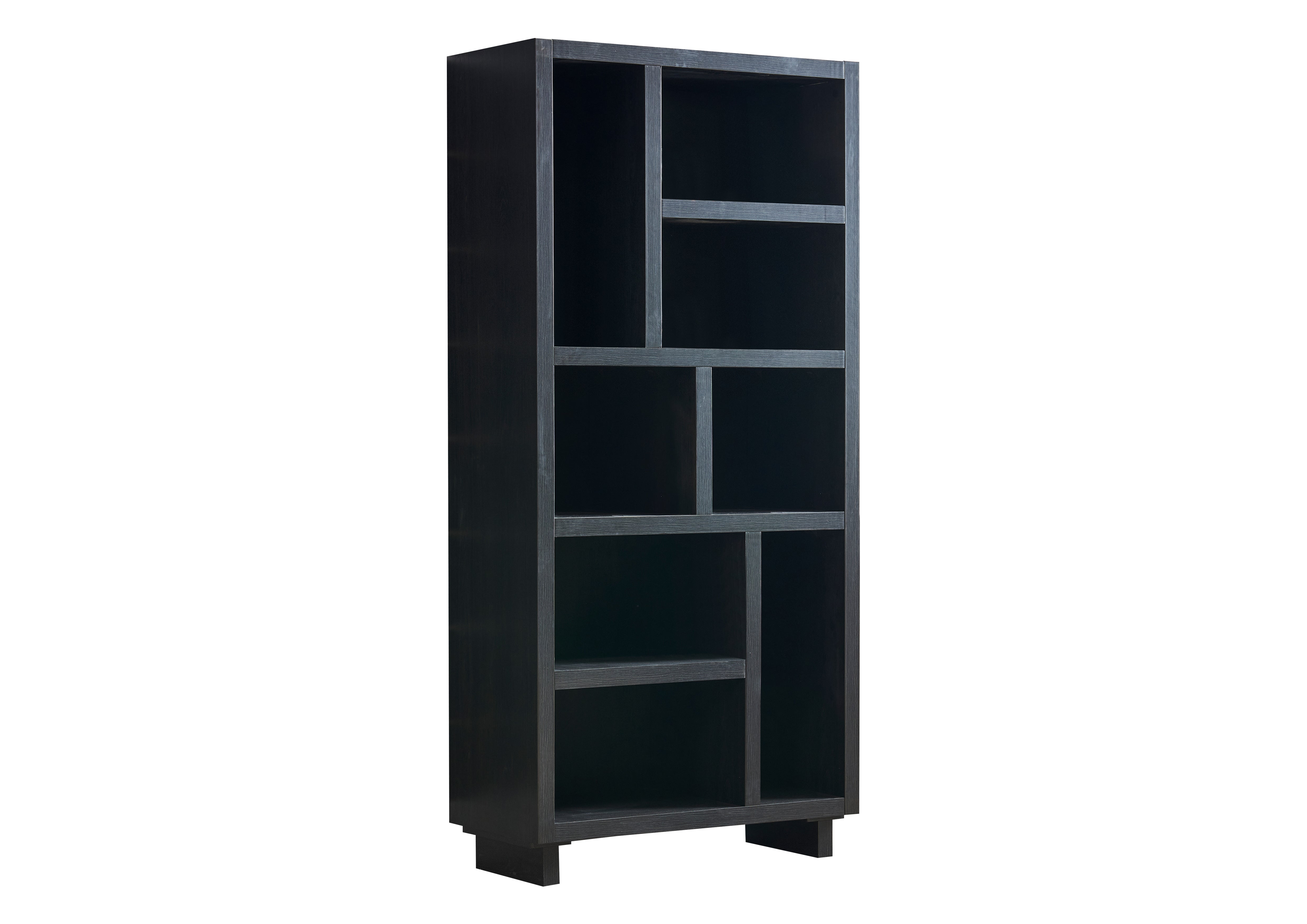 Tessan Bookcase - Dark Grey, Brown