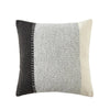 Le grand intérieur Coussin décoratif 18po x 18po rayé – gris, ivoire