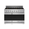Thor Kitchen Cuisinière professionnelle 7,6 pi³ à gaz de 48po en acier inoxydable – XRG48E