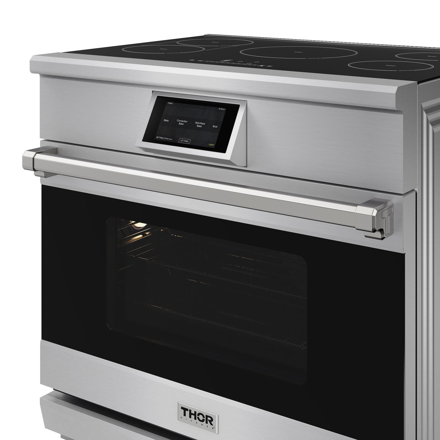 Thor Kitchen Stainless Steel Professional Induction Range (6 Cu. Ft.) - XRI36E