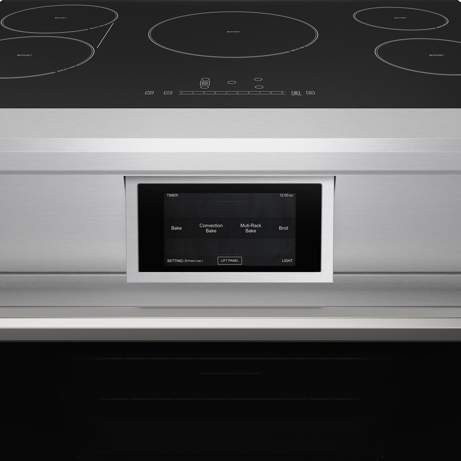 Thor Kitchen Stainless Steel Professional Induction Range (6 Cu. Ft.) - XRI36E