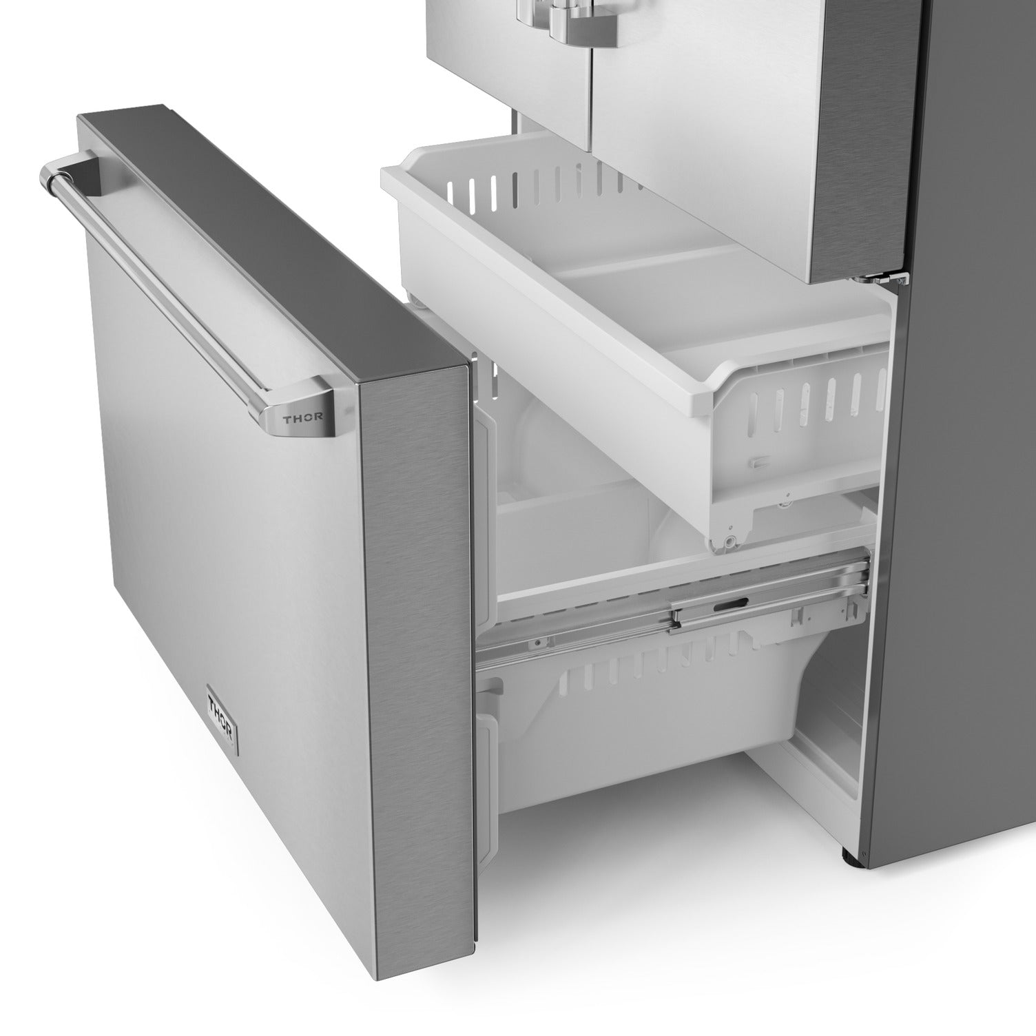 Thor Kitchen 36" 28.9 Cu. Ft. Stainless Steel French Door Refrigerator – TRF3628FFD