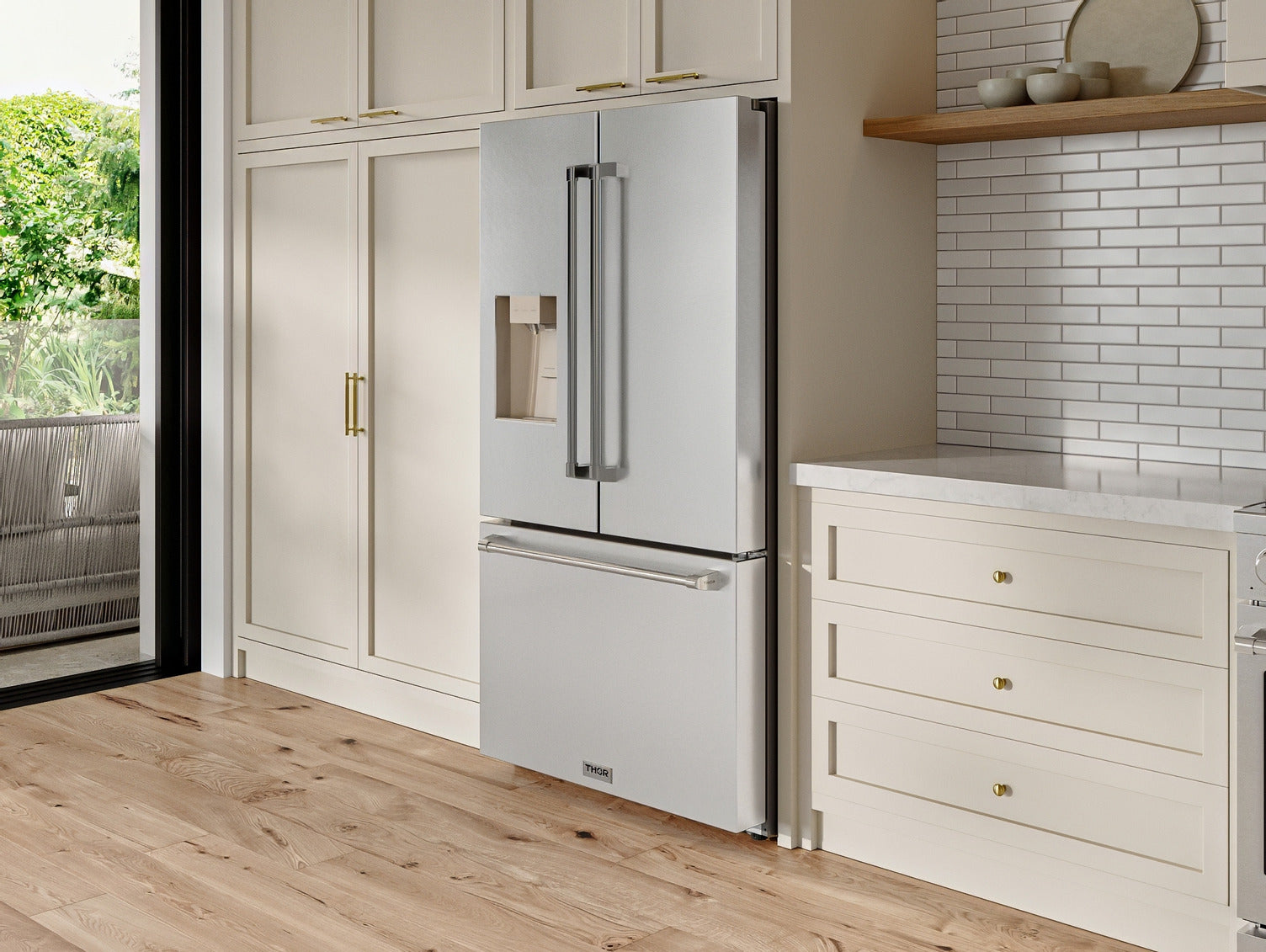 Thor Kitchen 36" 28.9 Cu. Ft. Stainless Steel French Door Refrigerator – TRF3628FFD