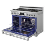 Thor Kitchen Stainless Steel 48" Dual Fuel Range (7.6 cu ft)- XRD48E
