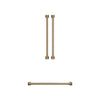 Thor Kitchen Trousse de poignées et quincaillerie pour réfrigérateur 30po bronze – CKA-RF3017-BRZ