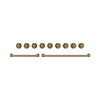 Thor Kitchen Trousse de poignées et quincaillerie pour cuisinière 48po bronze – CKA-RG48-BRZ
