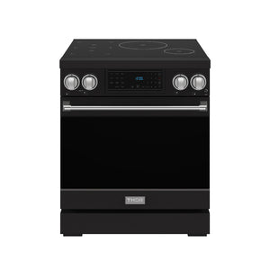 Thor Kitchen Série Gordon Ramsay Cuisinière électrique 4,8 pi³ de 30po à induction acier inoxydable noir - RSI30B