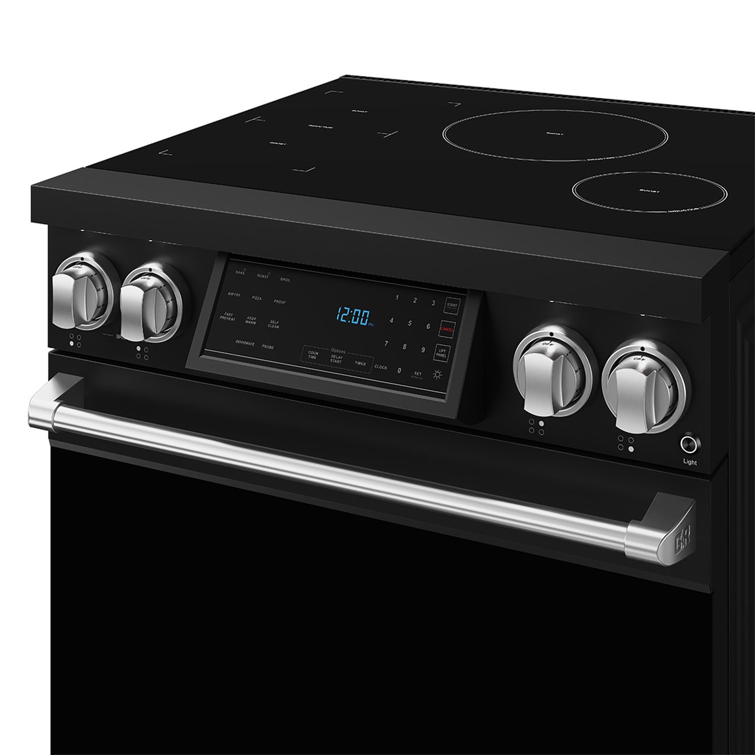 Thor Kitchen Gordon Ramsay Black Stainless Steel 30" Induction Range (4.8 cu ft)- RSI30B