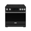 Thor Kitchen Série Gordon Ramsay Cuisinière électrique 6,0 pi³ de 36po à induction acier inoxydable noir - RSI36B