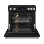 Thor Kitchen Gordon Ramsay Black Stainless Steel 36" Induction Range (6.0 cu ft)- RSI36B