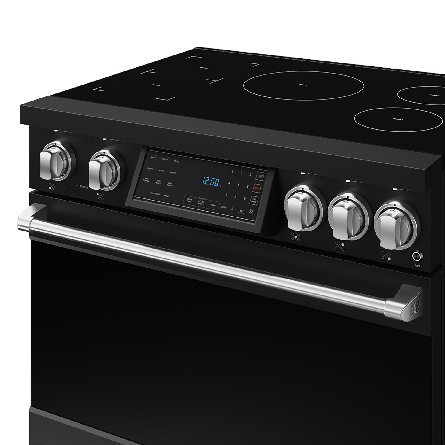 Thor Kitchen Gordon Ramsay Black Stainless Steel 36" Induction Range (6.0 cu ft)- RSI36B