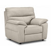 Toscana Fauteuil en cuir - crème
