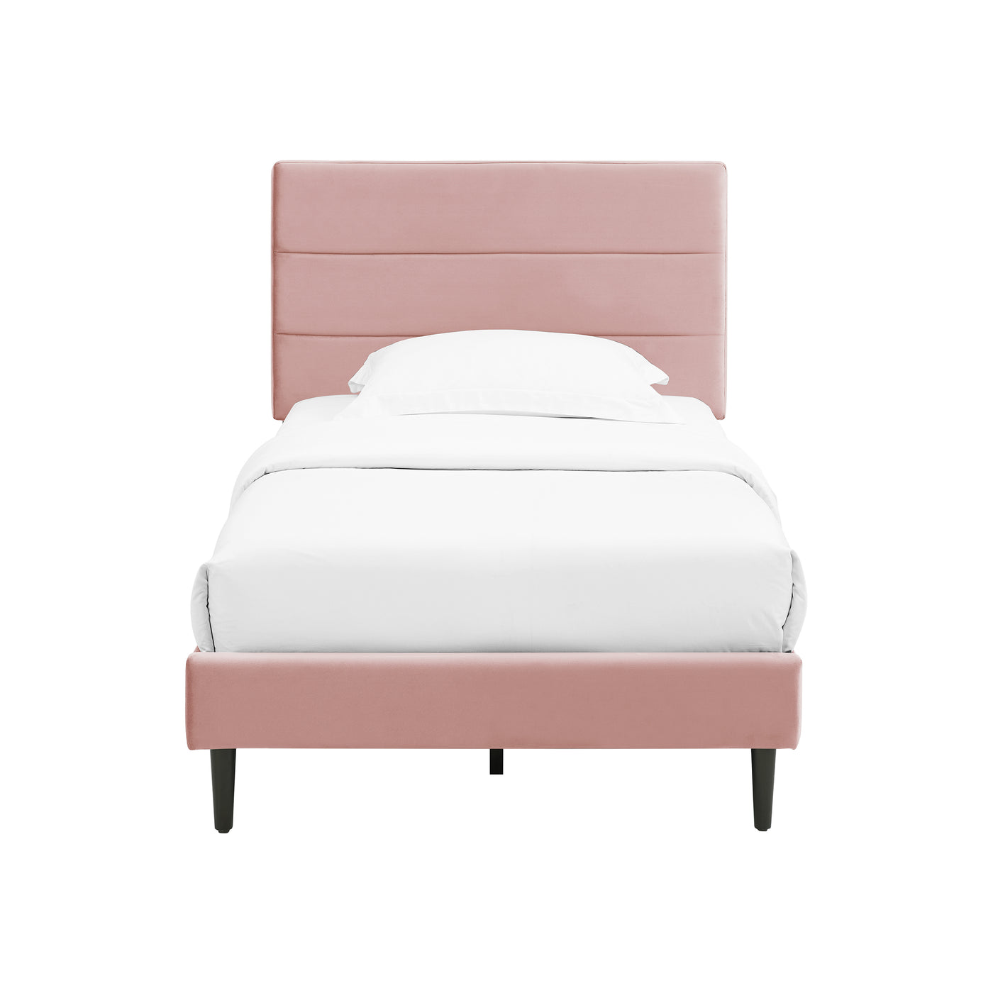 Nori 3-Piece Twin Bed - Rose Pink