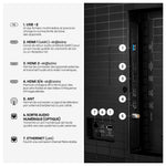 Hisense Téléviseur intelligent 55 po QLED MiniDEL FireTV 144Hz IA 4K – 55U68SF--