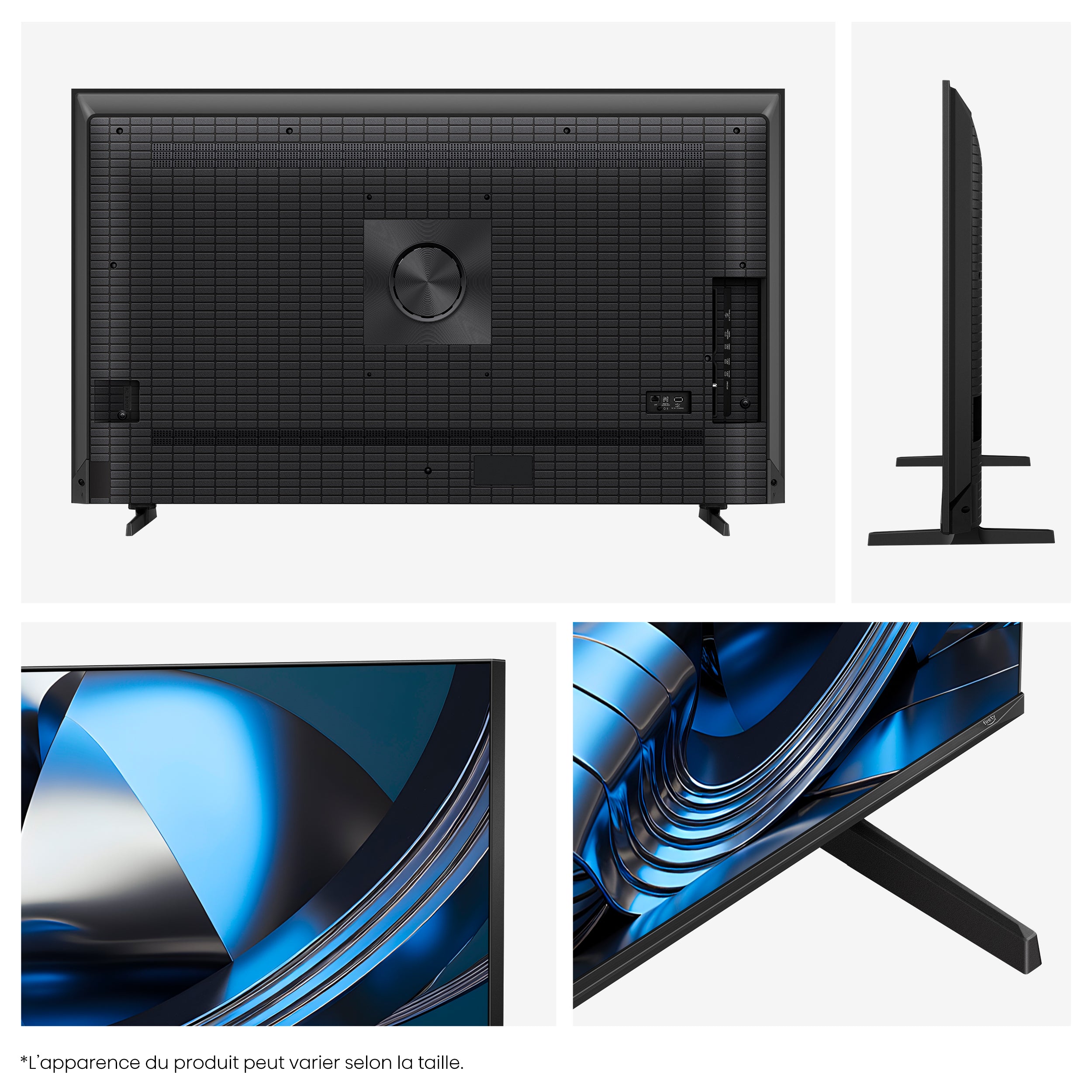 Hisense Téléviseur intelligent 55 po QLED MiniDEL FireTV 144Hz IA 4K – 55U68SF--