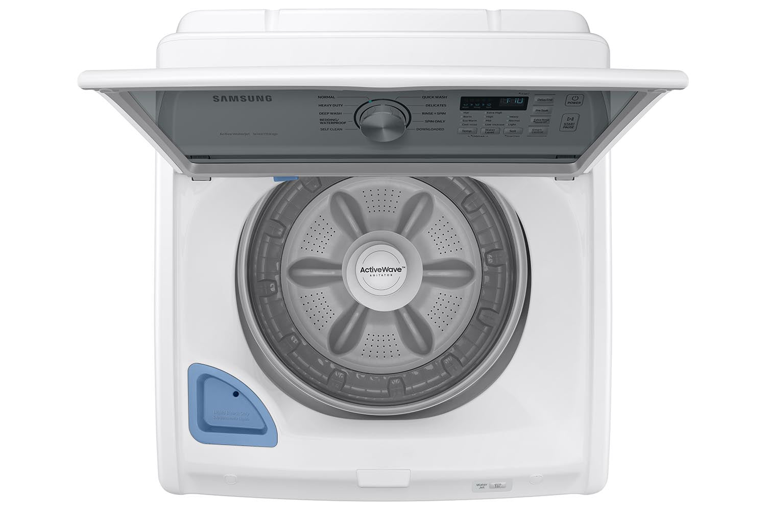 Samsung White Top Load Washer with Agitator and SmartThings (5.3 Cu.Ft) - WA46CG3505AWA4