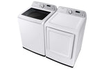 Samsung White Top Load Washer with Agitator and SmartThings (5.3 Cu.Ft) & White Electric Dryer with SmartThings (7.4 Cu.Ft) - WA46CG3505AWA4/DVE47CG3500WAC