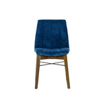 Borgergade Dining Chair Set - Blue/Chestnut - Set of 2