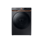 Samsung Black Stainless Steel Front Load Washer with Large Capacity and Super Speed (5.8cu.ft) - WF50BG8300AVUS