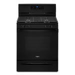 Whirlpool 30" Black Gas Range (5.00 Cu. Ft) - WFG515S0MB