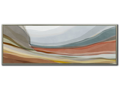 Rainbow Hills Wall Art - Multi Coloured - 61 X 21