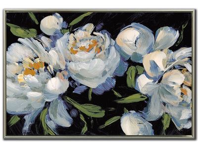 Season of Blooms Wall Art - White/Green - 46 X 31