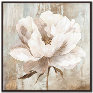 Washed Bloom I Wall Art - Gold/White - 33 X 33