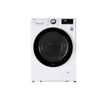 LG White Compact Front Load Washer with Built-In Intelligence (2.4 cu.ft.) - WM1455HWA