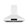 Hauslane Hotte de cuisinière murale série Chef 30po 860 PCM blanc mat – WM-538WHT-30