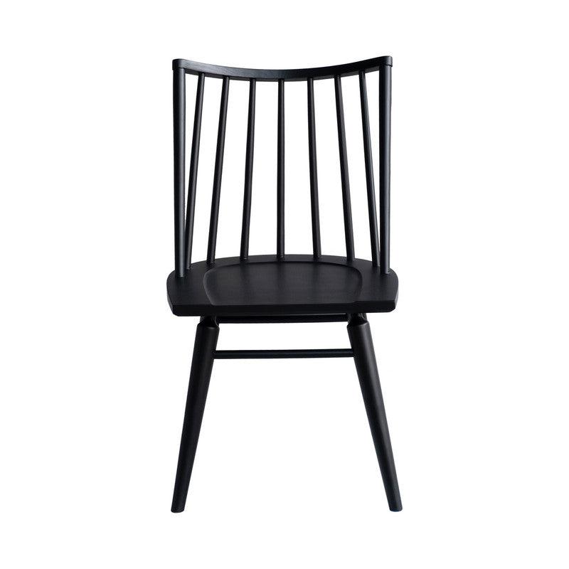 Amalien Dining Chair Set - Black - Set of 2