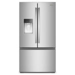 Whirlpool 36" 23 Cu. Ft. Fingerprint-Resistant Stainless Steel Counter Depth French Door Refrigerator - WRFC5036RZ