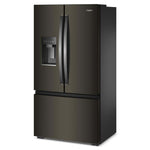 Whirlpool 36" 23 Cu. Ft. Black Stainless Steel Counter Depth French Door Refrigerator - WRFC5036RV