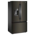 Whirlpool 36" 23 Cu. Ft. Black Stainless Steel Counter Depth French Door Refrigerator - WRFC5036RV