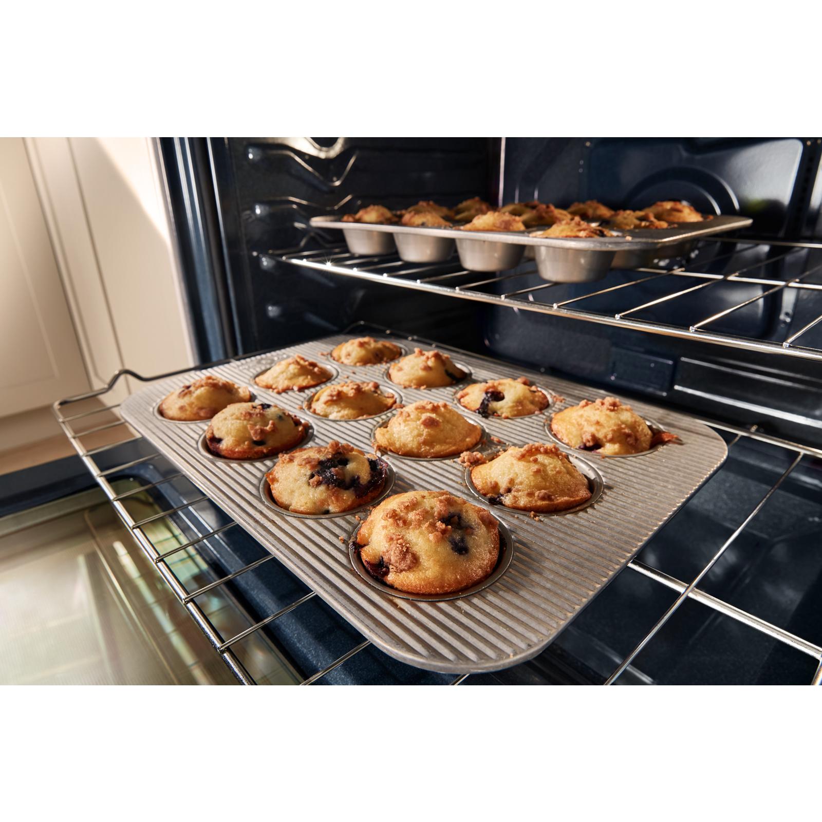 Whirlpool Fingerprint Resistant Stainless Steel Freestanding Electric Convection Range (5.3 cu.ft.) - YWFES7030SZ