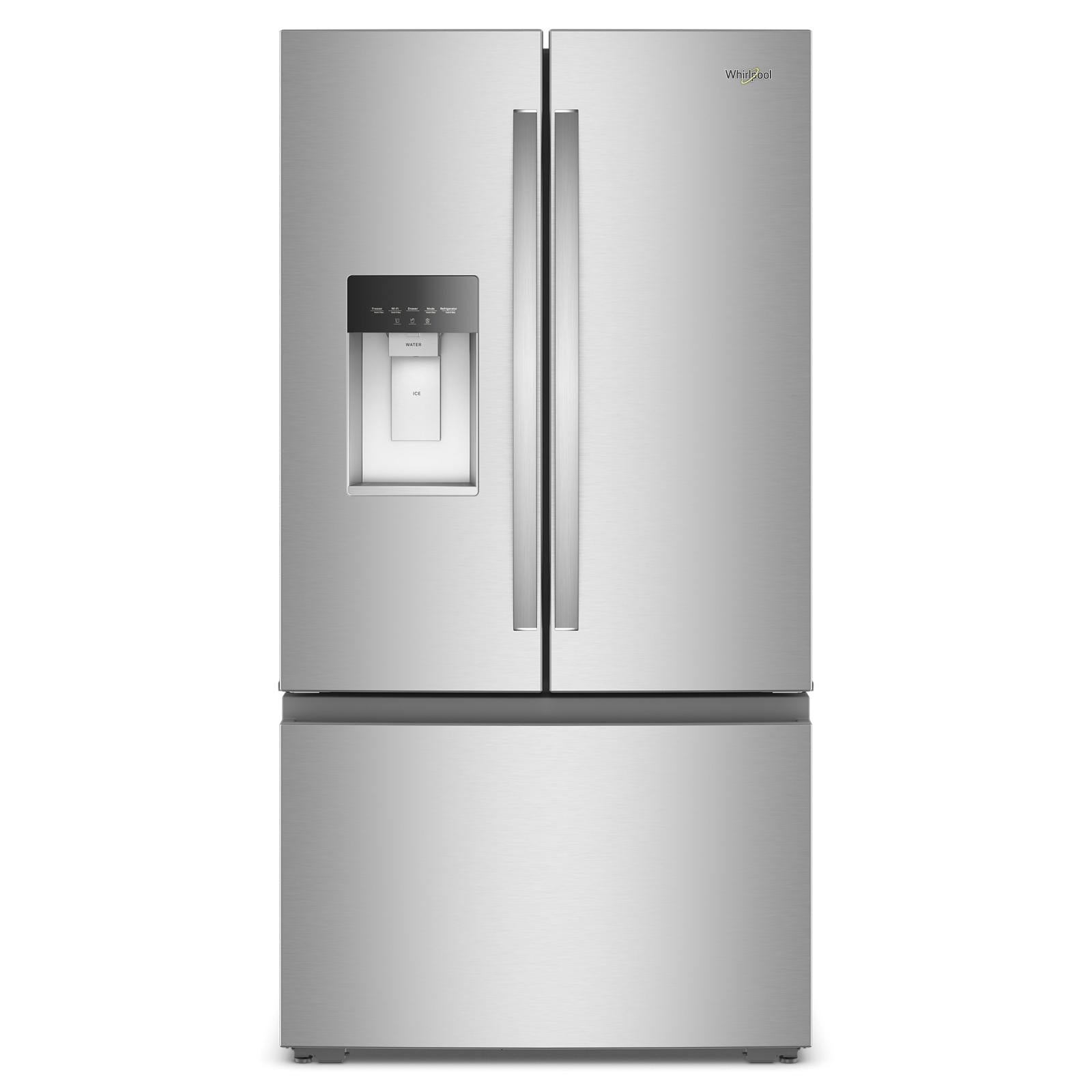 Whirlpool 36" 23 Cu. Ft. Fingerprint-Resistant Stainless Steel Counter Depth French Door Refrigerator - WRFC5236RZ