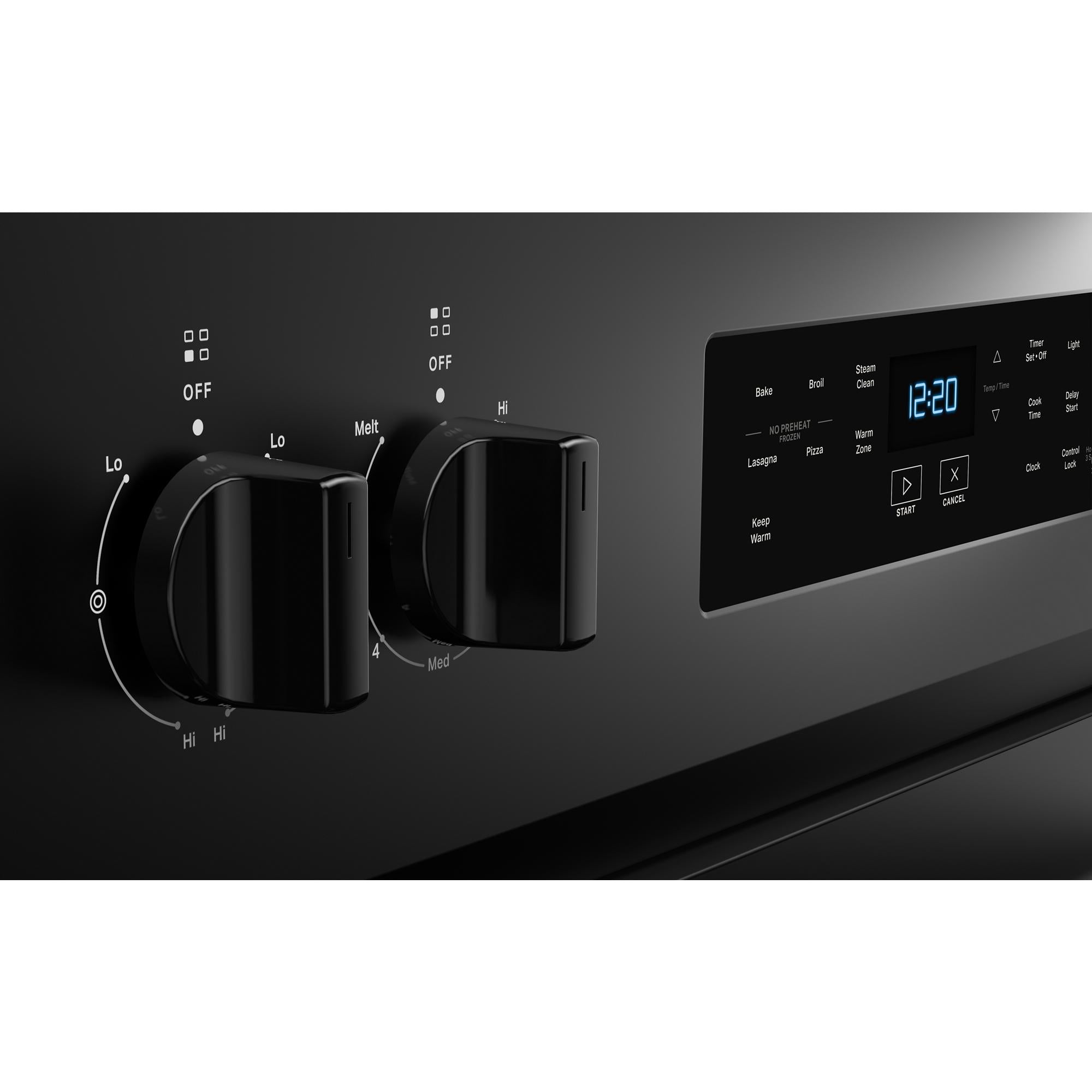 Whirlpool Black Freestanding Electric Single Oven Range (5.3 Cu. Ft.) - YWFES3330RB