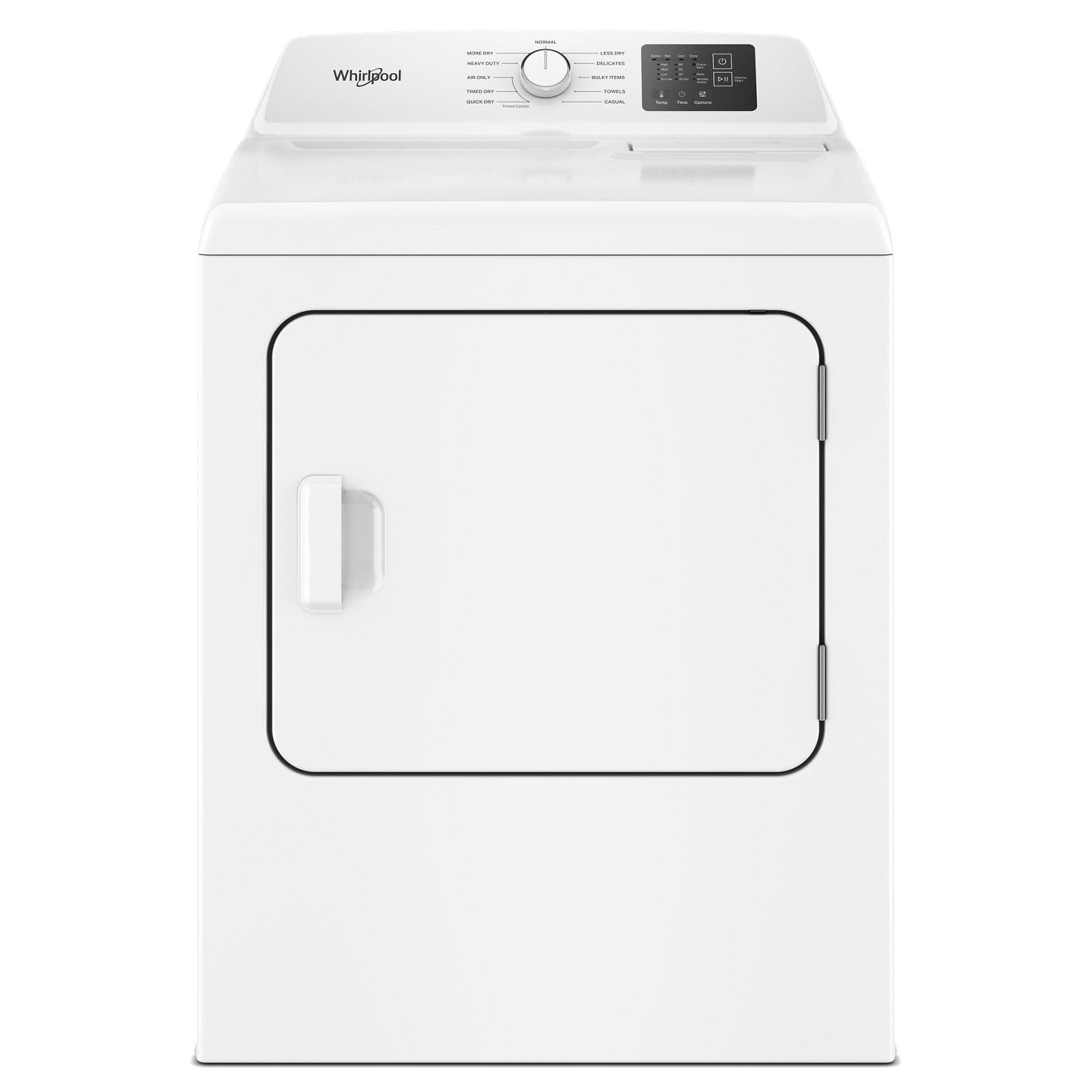 Whirlpool White Electric Dryer (7.0 Cu. Ft.) with Adaptive Dry - YWED4105SW