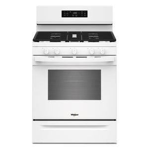 Whirlpool Cuisinière au gaz 5,0 pi³ autonome à convection blanc WFGS4530SW