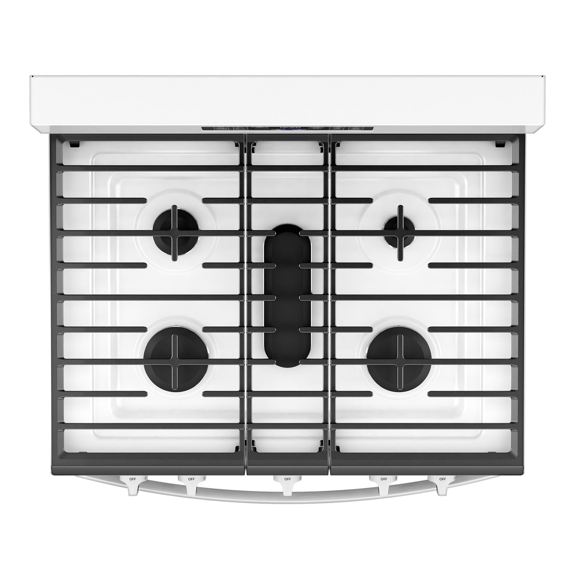 Whirlpool White Freestanding Gas Single Oven Convection Range (5.0 Cu. Ft.) - WFGS4530SW