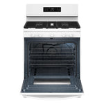 Whirlpool White Freestanding Gas Single Oven Convection Range (5.0 Cu. Ft.) - WFGS4530SW