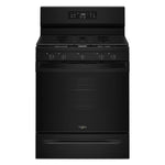 Whirlpool Black Freestanding Gas Single Oven Convection Range (5.0 Cu. Ft.) - WFGS4530SB