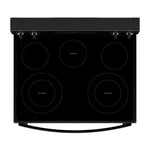 Whirlpool Black Freestanding Electric Single Oven Convection Range (5.3 Cu. Ft.) - YWFES4530SB