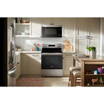 Whirlpool Black Freestanding Electric Single Oven Convection Range (5.3 Cu. Ft.) - YWFES4530SB