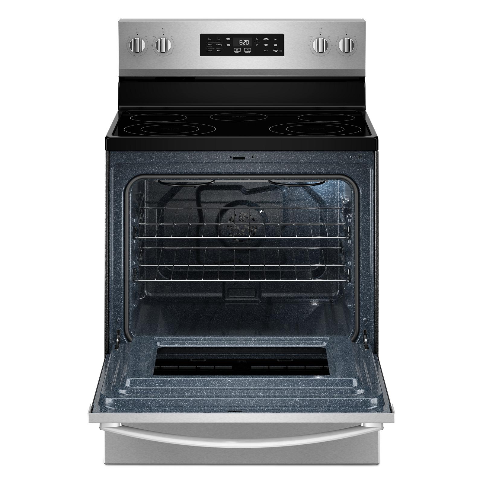 Whirlpool Fingerprint Resistant Stainless Steel Freestanding Electric Single Oven Convection Range (5.3 Cu. Ft.) - YWFES4530SZ