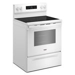 Whirlpool White Freestanding Electric Single Oven Convection Range (5.3 Cu. Ft.) - YWFES5730SW