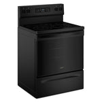 Whirlpool Black Freestanding Electric Single Oven Convection Range (5.3 Cu. Ft.) - YWFES5730SB
