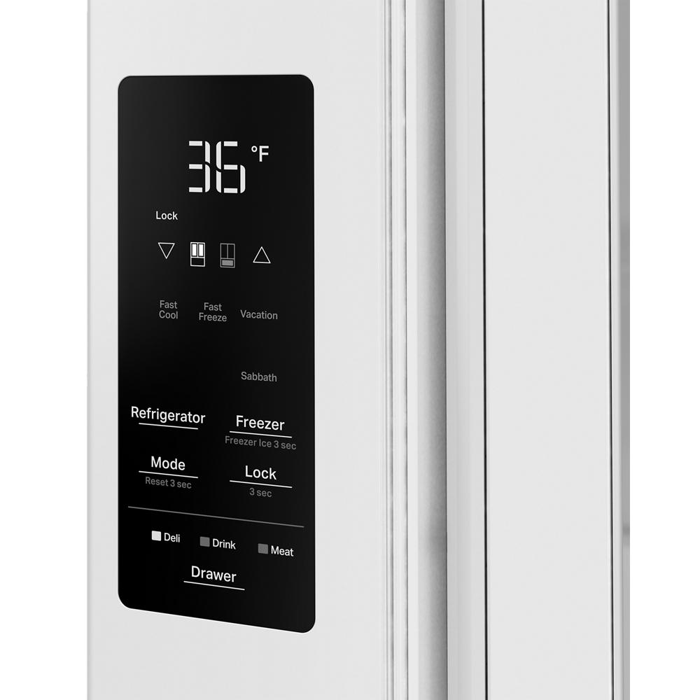 Whirlpool 36" 30 Cu. Ft. White French Door Refrigerator - WRMF3336SW